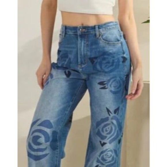 Denim - OLI & HALI jeans OH! jeans Oli and Hali pants OLI HALI jeans floral OLI&hali 2-6